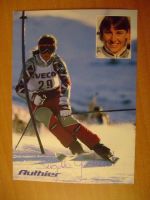 BRIGITTE GADIENT  (CH) SKISTAR  HANDSIGNIERT AK !
