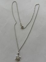 Silberkette 925 mit Zirkonia Anhänger, neuwertig!