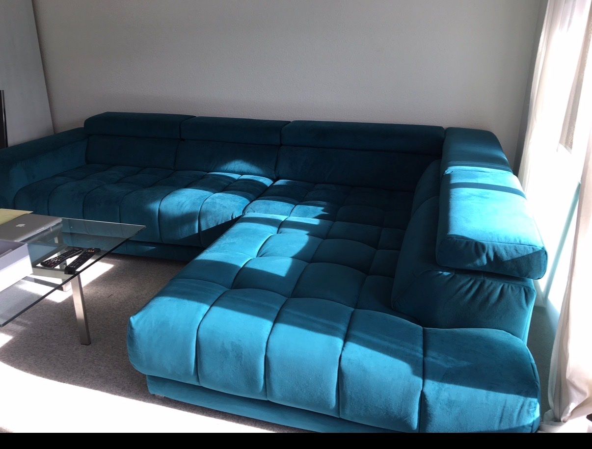 Sofas: XXL Sofa Farbe Petrol – D'occasion à Thalheim an der Thur par jeb_6vbj