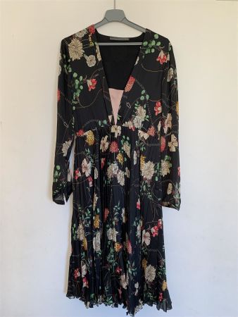 Seventy Sergio Tegon - Maxikleid Plisse Grösse 42