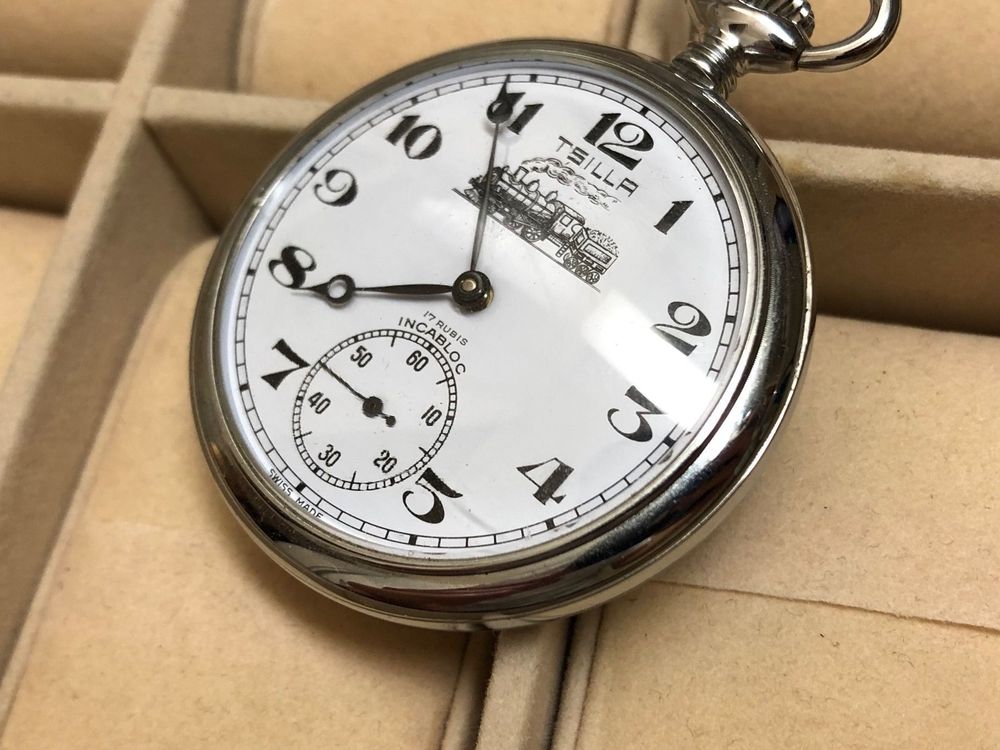Montre Gousset Smoking PIROFA Mécanique - Boîtier Doré, Occasion Fonctionnelle