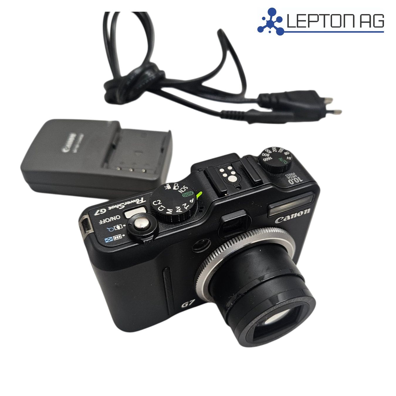 Canon Fotocamera: Canon PowerShot G7 Digitalkamera mit Ladegerät 10.0 MP – Usato da Niederdorf venduto da LeptonAG