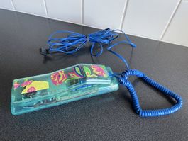Téléphone fixe Swatch Twin Phone Deluxe 5051 CH bleu