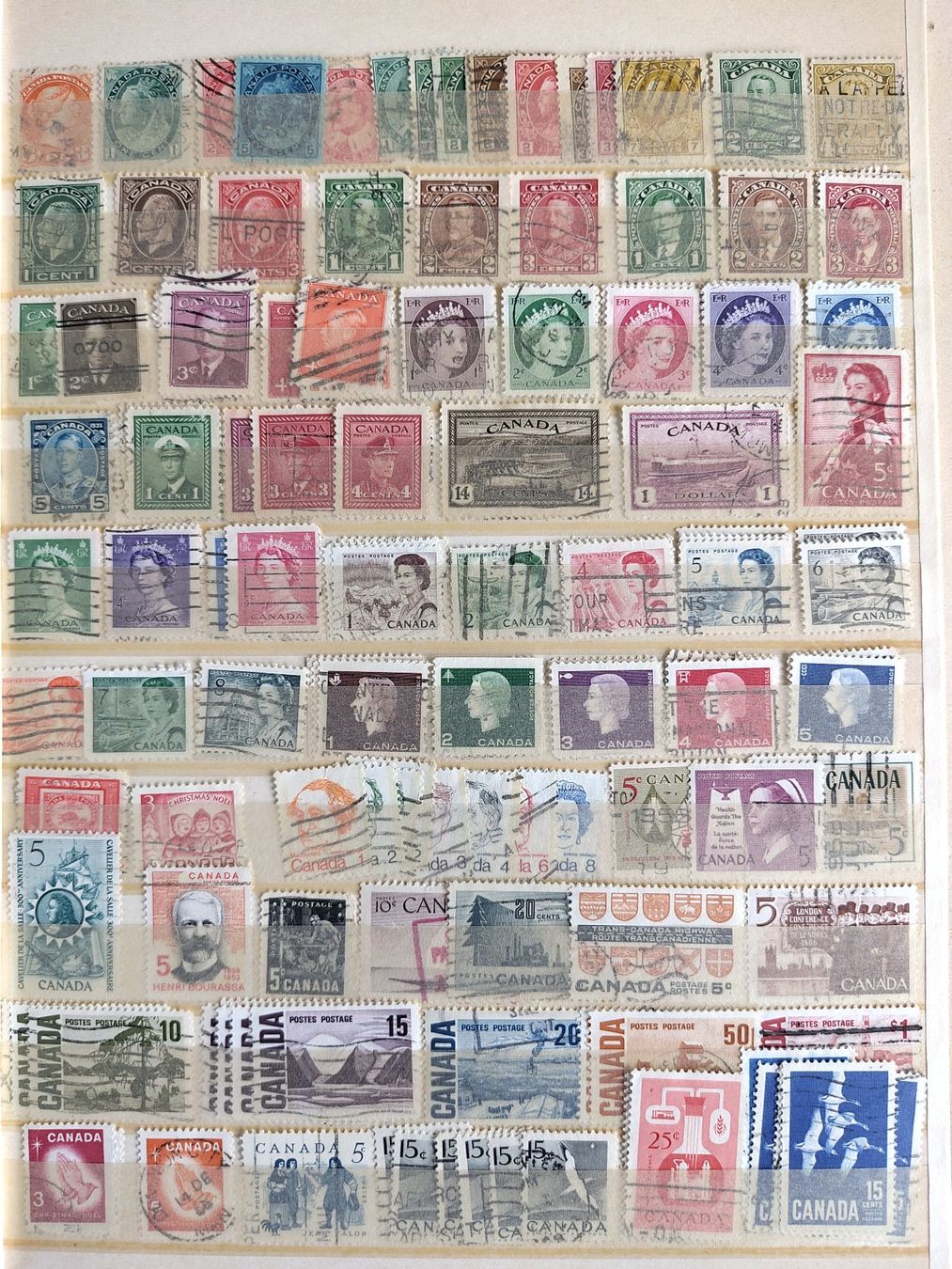 Alle Briefmarken: Briefmarken Kanada ab alt – Gebraucht aus Sarnen von DokRak 5