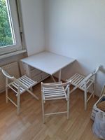 Tisch Klapptisch mit 3 Stühlen