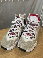 Nike LeBron 19 Basketballschuhe weiss rot sehr guter Zustand