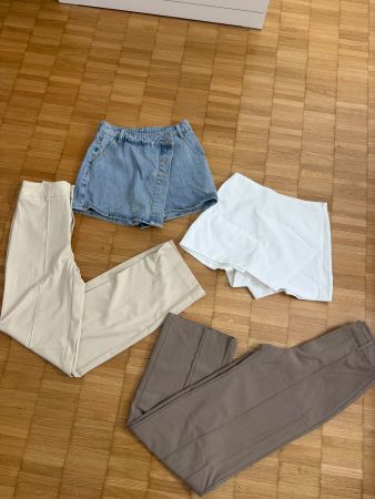 Hosen Set Damen 4 Teile Gr.XS