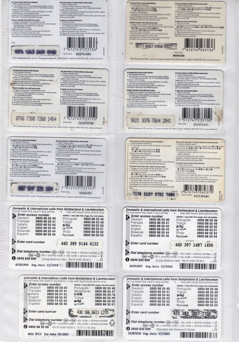 Schede telefoniche: Prepaid Telefonkarten  div. Sujets, – Usato da Neuenhof venduto da Wanton 1