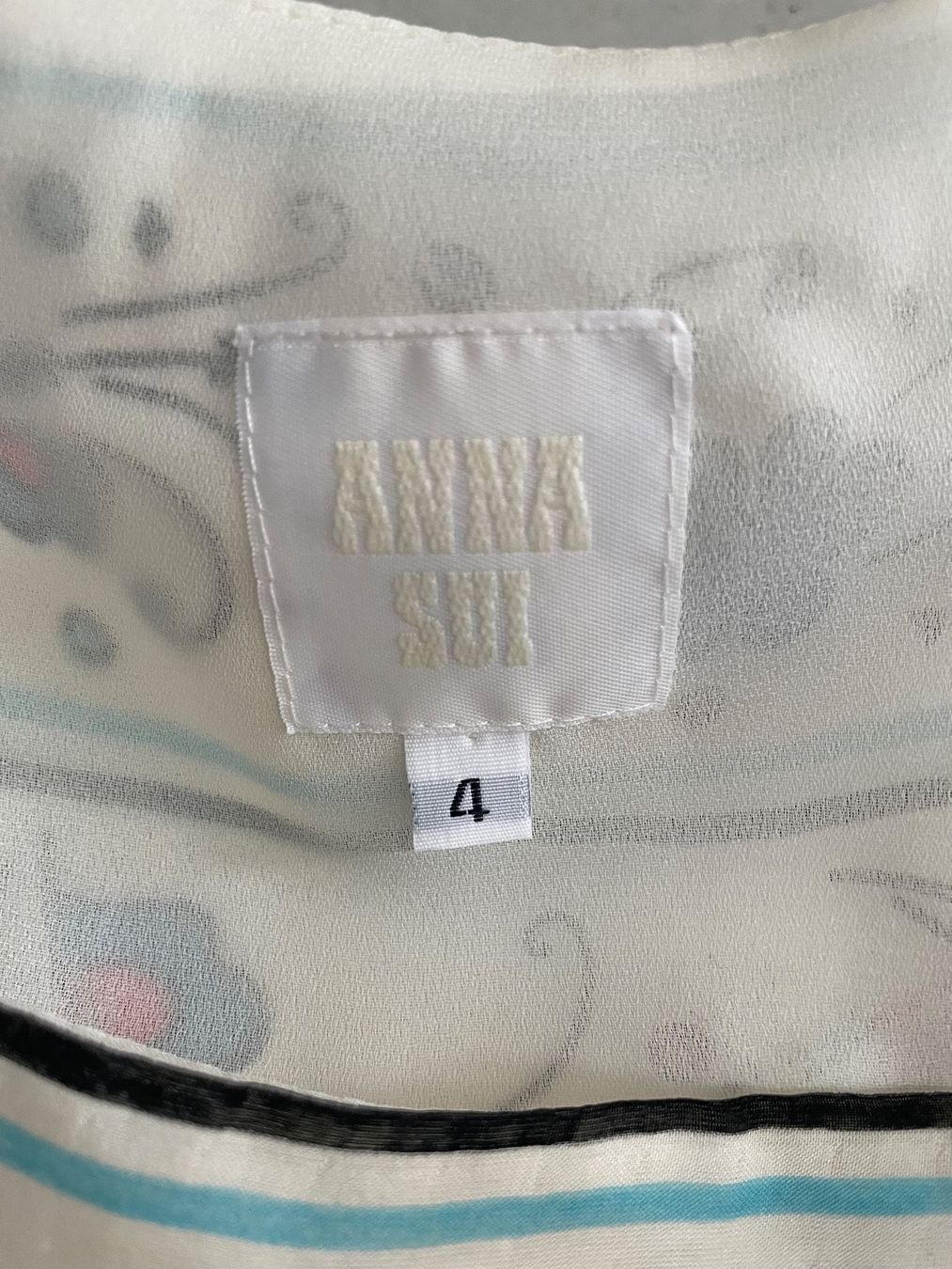 Top: Anna Sui - Träger-Top - Gr. US 4/CH ca. 36 – Usato da Allmendingen b. BE venduto da Revilo17 3