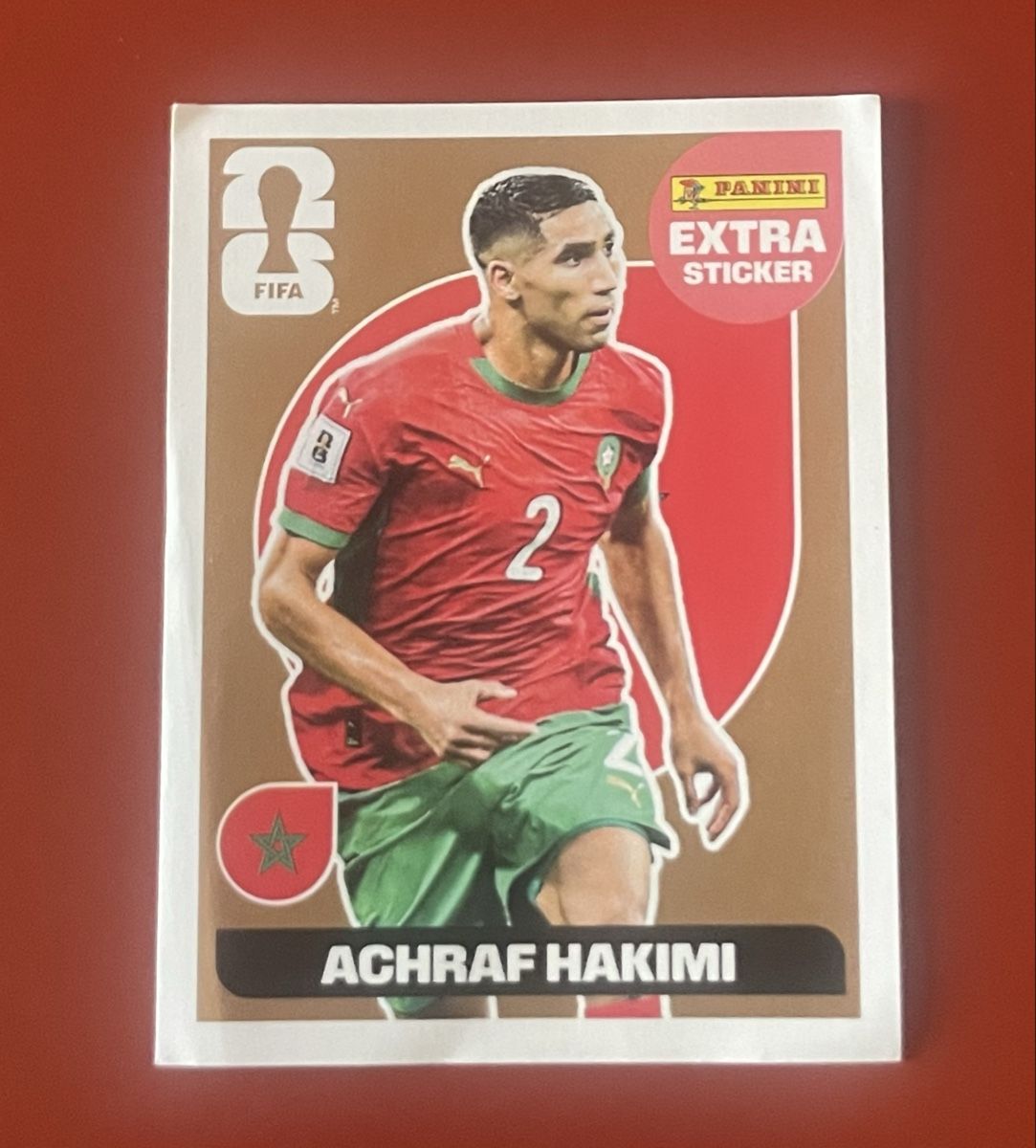 Panini Carte collezionabili: Panini WM 2022 Extra Sticker Achraf Hakimi – Nuovo (secondo la descrizione) da Kilchberg ZH venduto da Tanja_mueller