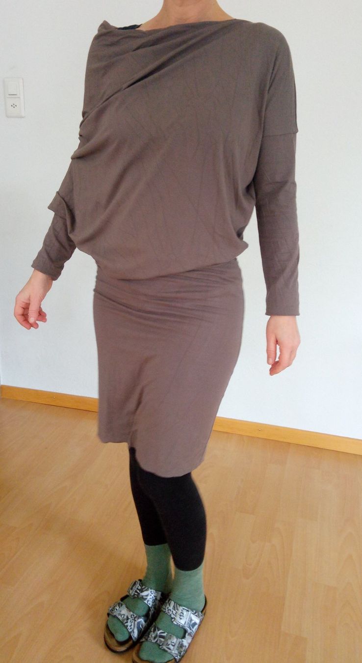 Vestiti: Asymmetrisches Kleid aus Baumwolle – Usato da Zürich venduto da philoumena 1