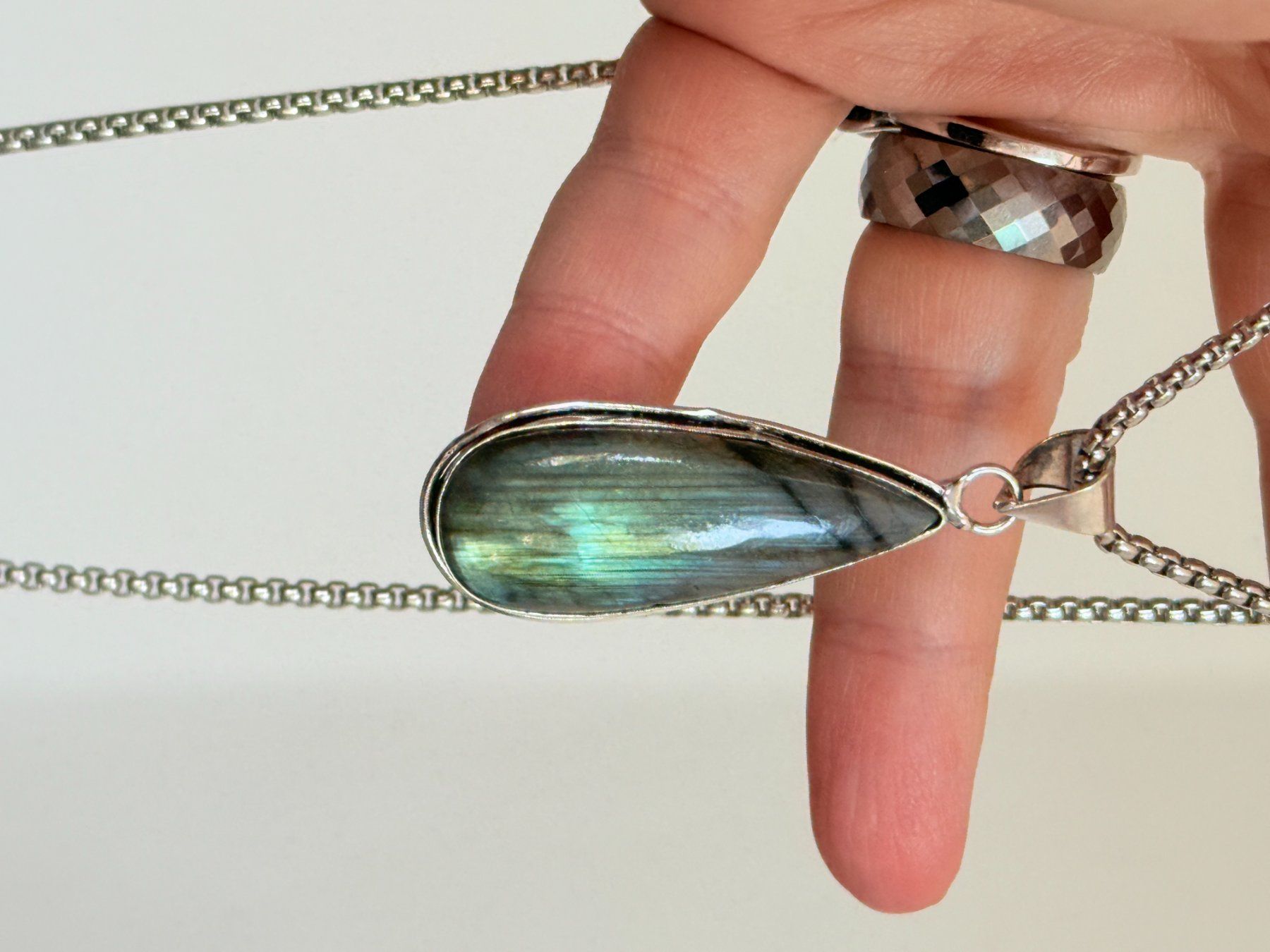 Catenine: Collier Labradorite - Été étincelant! – Nuovo e nell'imballaggio originale da Genève venduto da AWWA 4