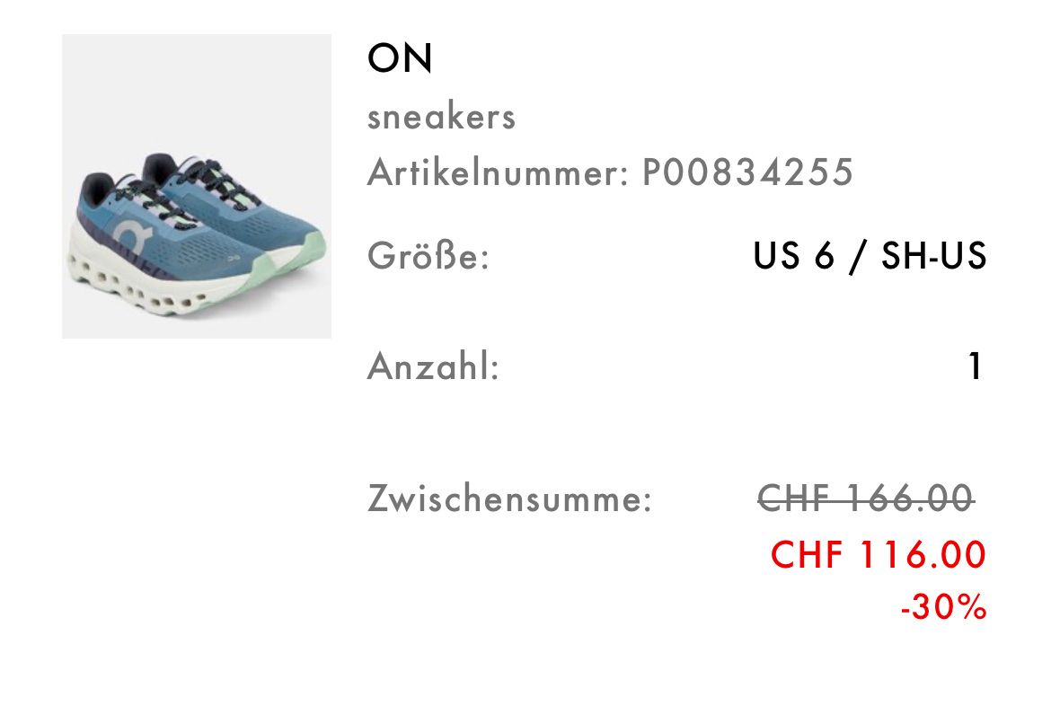 On Scarpe da donna: ON Sneakers blau Gr 37 / US 6 – Usato da Zürich venduto da nina__viva 5
