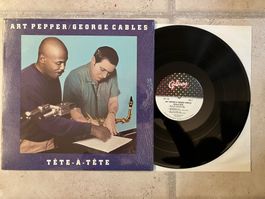 Art Pepper/George Cables - Tête-à-Tête, Jazz LP