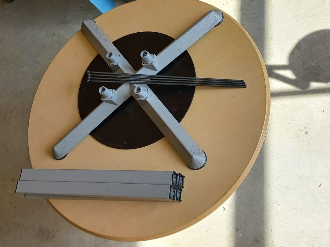 Sitag Tables: Table ronde 100cm Sitrag – D'occasion à Bofflens par Ptitphilou 3