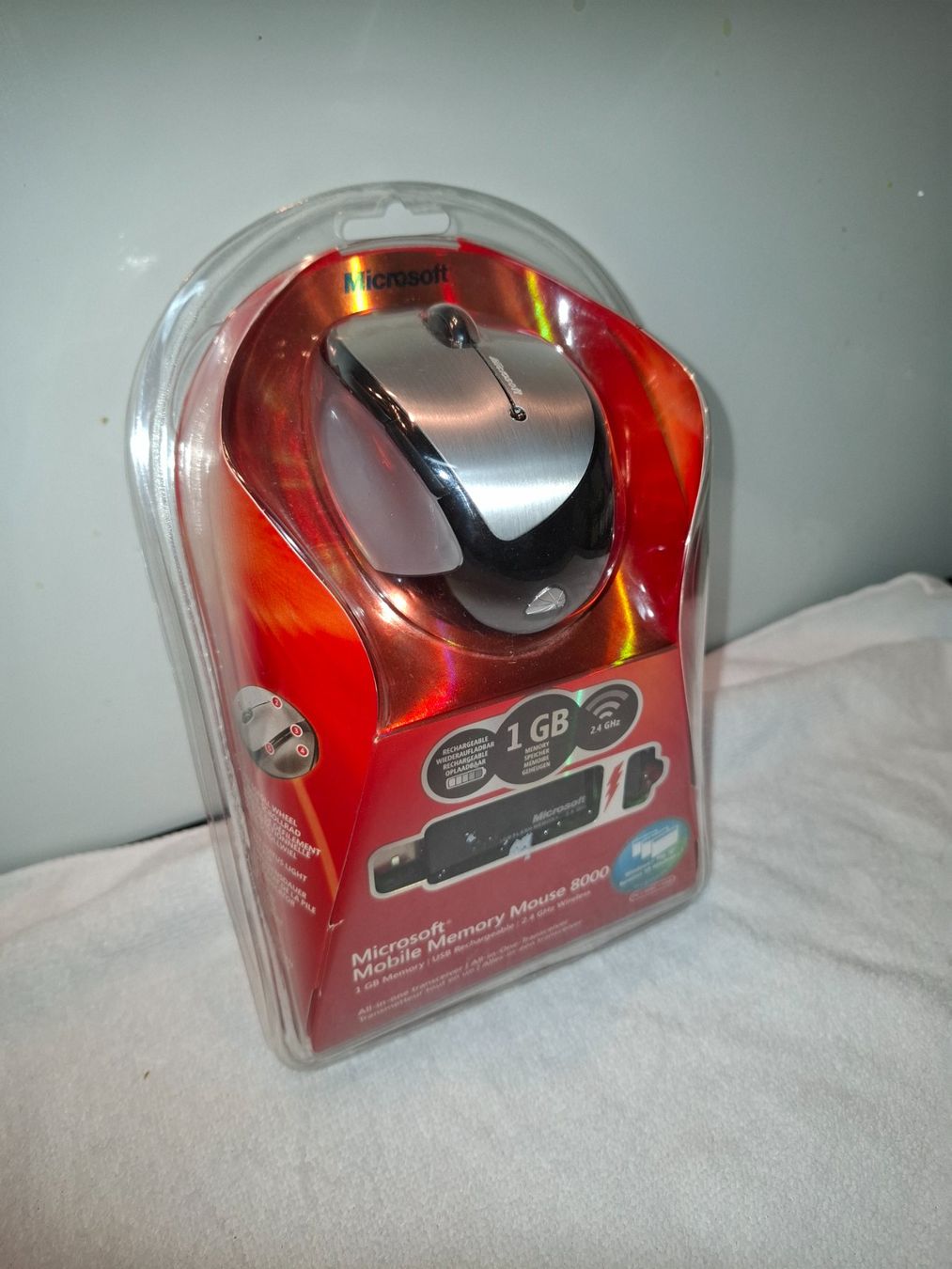Microsoft Mouse: Microsoft Mobile Memory Mouse 8000, Neu & OVP! – Nuovo e nell'imballaggio originale da Meilen venduto da Anfield1