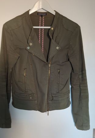 Stylische Bikerjacke Tommy Hilfiger, Grösse 36