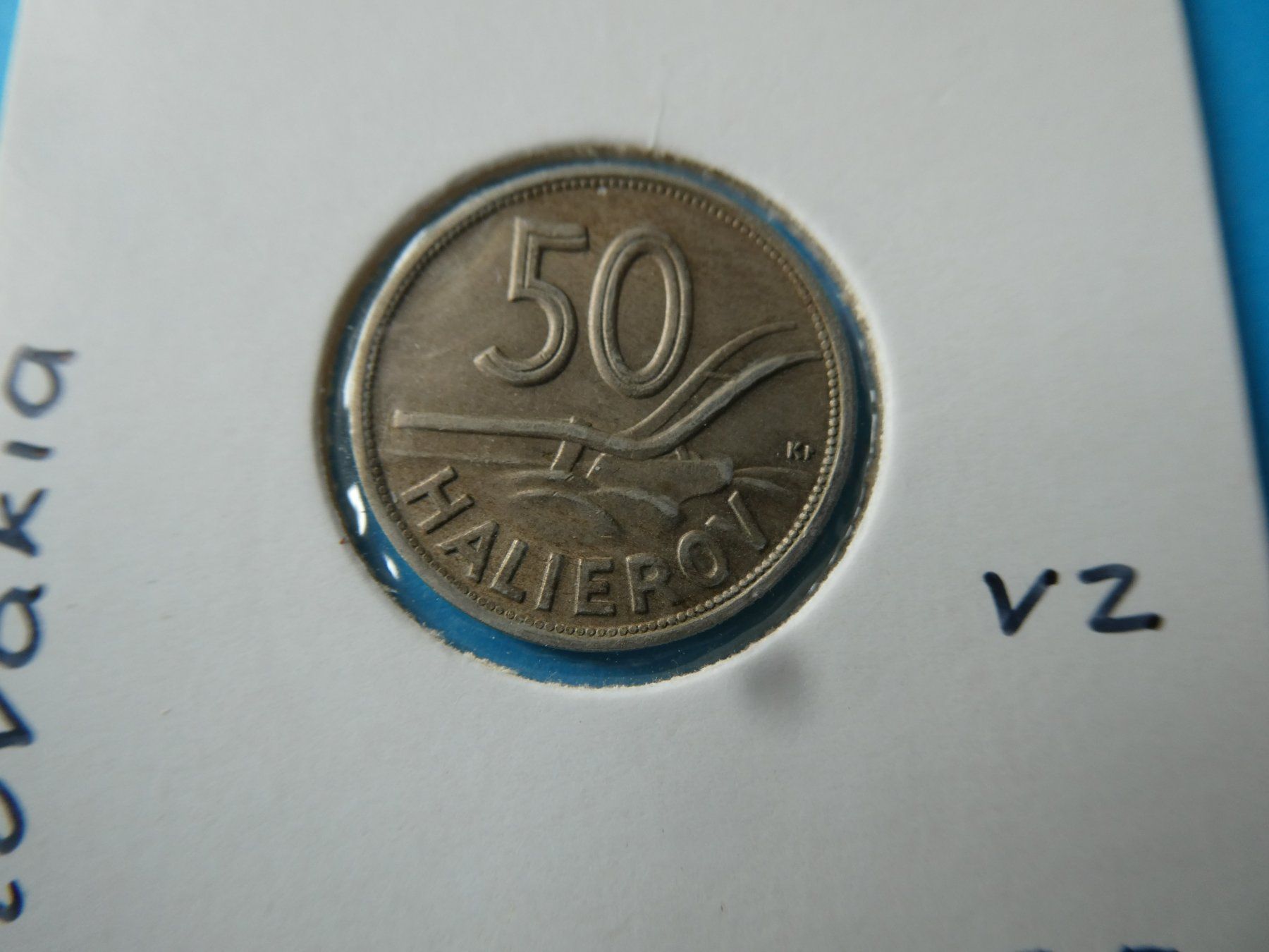 Tutti le monete: Slowakei 1940, 50 Halierov – Usato da Hinterforst venduto da Rohusri