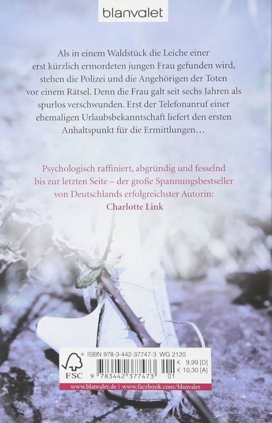 Libri: DER VEREHRER - CHARLOTTE LINK - TASCHENBUCH – Usato da Buchs AG venduto da fischli610 1