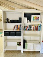 2xWhite Billy Bookcase  -198/88/34cm