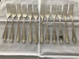 Großes Vintage Silberbesteck aus Holland – 100er Versilbert