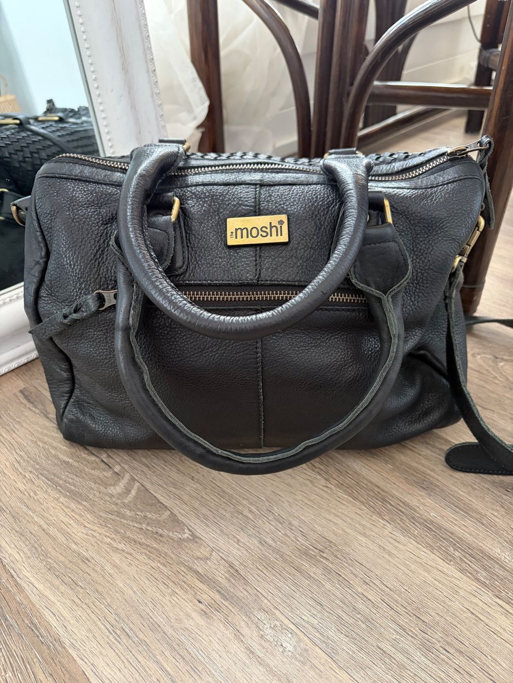 Borse da donna: the moshi - schwarze Tasche echtes Leder – Usato da Frauenfeld venduto da m.pardo 1