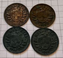 Lot 2 Rappen 1893 - 1945