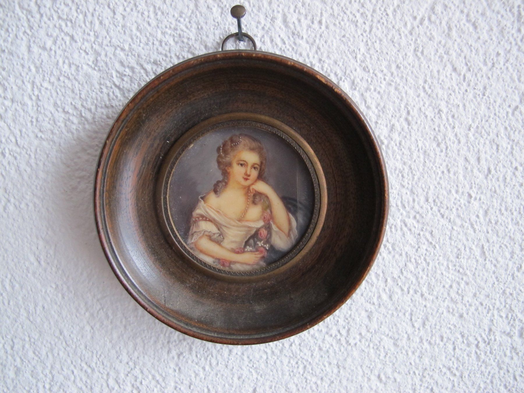 Dipinti: antikes miniatur Portrait – Usato da Wädenswil venduto da Turusukko