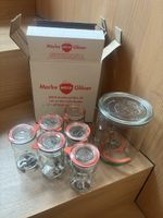 Einmachgläser WECK , 1 x 1 Liter, 6 x 145 ml