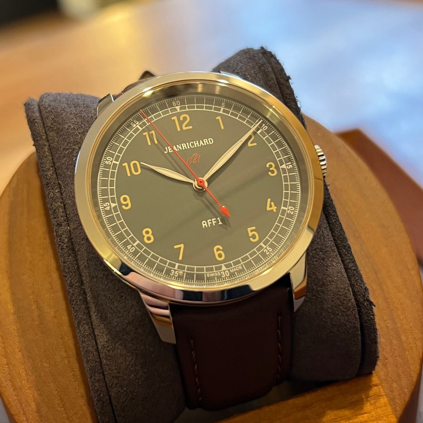 JeanRichard Orologi: JeanRichard 1681 AFF2 Gray Dial Automatic 60300 – Usato da Carouge GE venduto da Watchaser 1