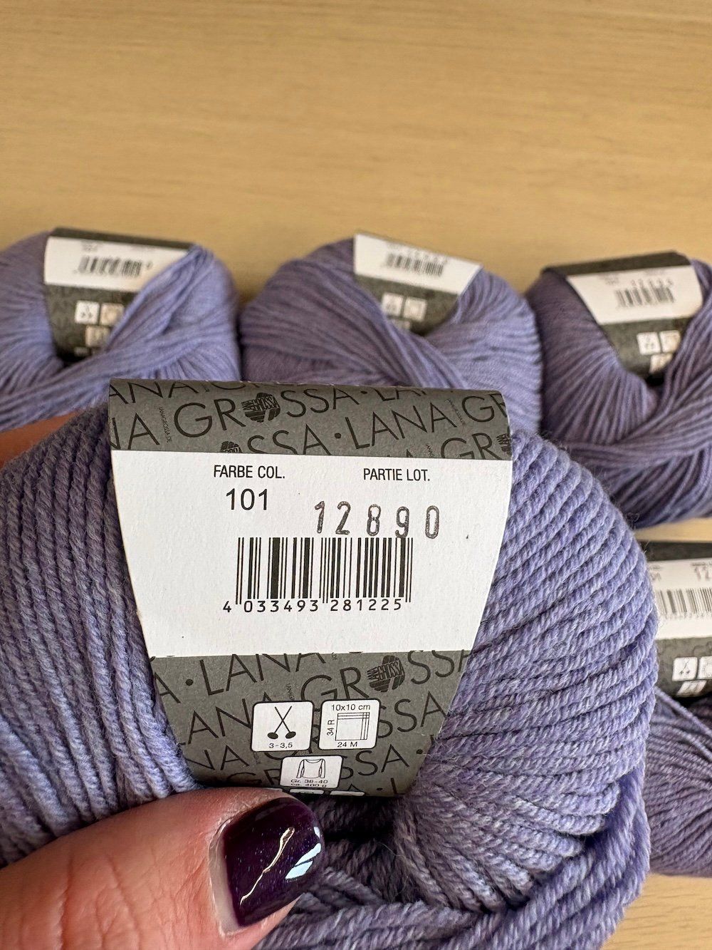 Wolle: Lana Grossa Cool Wool - Violet – Neu (gemäss Beschreibung) aus Ostermundigen von asi_jqt5 1