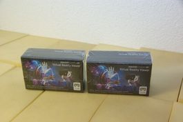 2x VR Virtual Reality 3D-Brille, schwarz