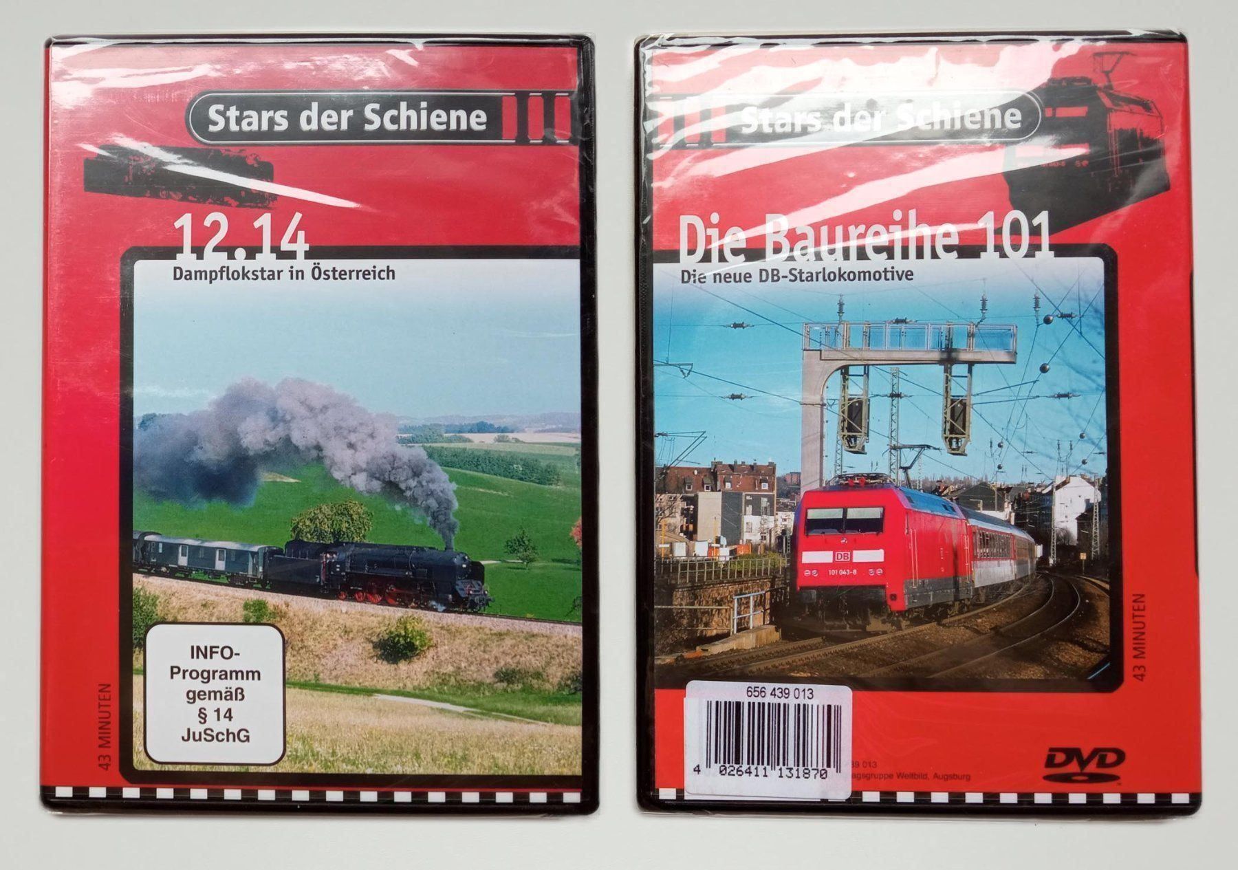 Tutti i DVDs: Doppel-DVD OBB 12.14 Dampflok - BR 101 – Nuovo e nell'imballaggio originale da Riazzino venduto da bertowe