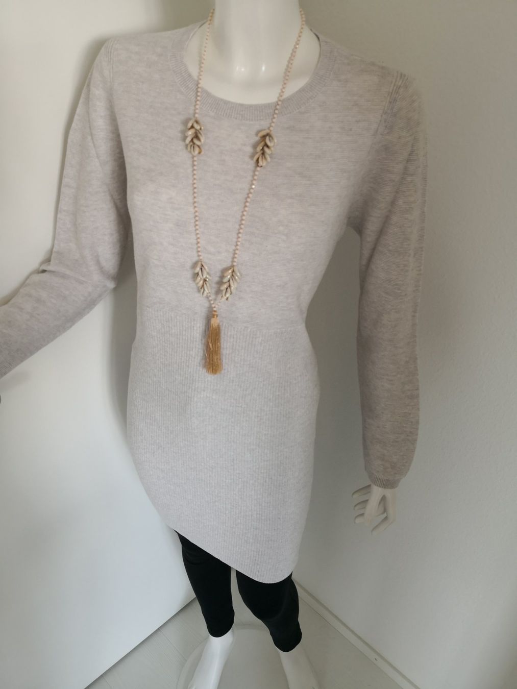 Vestiti: 🤩STREET ONE STRICK-KLEID HELLGRAU – Usato da Olten venduto da Naja-Twins-Twins 8