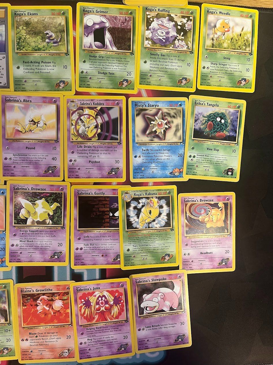 Pokémon Sammelbilder & Trading cards: Pokemon -   27 verschiedene Gym set Karten – Gebraucht aus schaan von Schokoloco 2