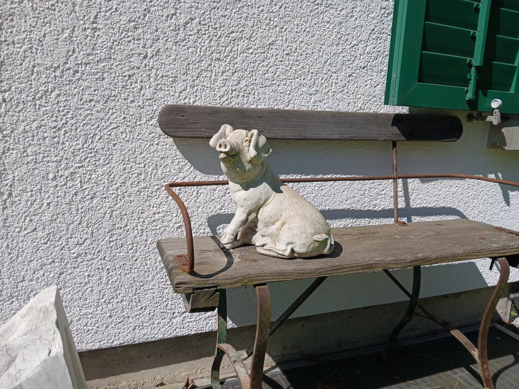 Sculture & Statue: Schwein Gartenskulptur gegossen – Usato da Zumikon venduto da Vollvintage 4