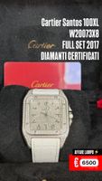 Orologio Cartier Santos 100XL W20073X8 diamanti