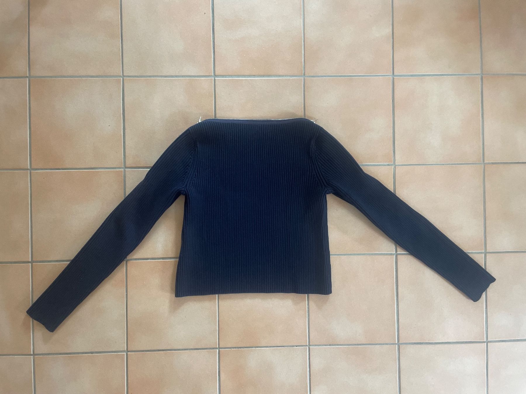 Alexander Wang Maglioni & Felpe: Alexander Wang Rippstrick Pullover blau Reißverschluss S 36 – Nuovo (secondo la descrizione) da Clarens venduto da Lois86 2