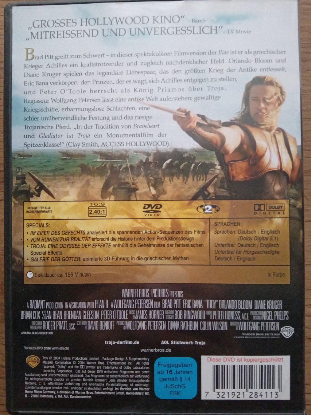 Tutti i DVDs: DVD - Troja – Usato da Affoltern am Albis venduto da Woozle-Goozle 1