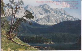 AK Eibsee mit Zugspitze