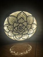 🌸 Lampada decorativa Fiore Lotus LED – Stampa 3D artigianal