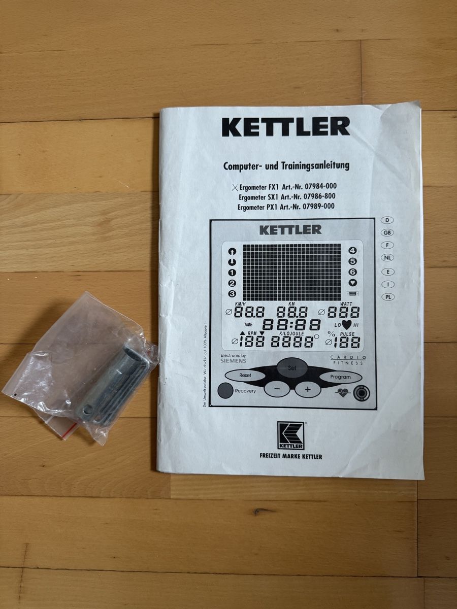 Kettler Hometrainer: Kettler Ergometer FX1 Heimtrainer Velo – Nuovo (secondo la descrizione) da Zürich venduto da Nicolas_Oswald 4