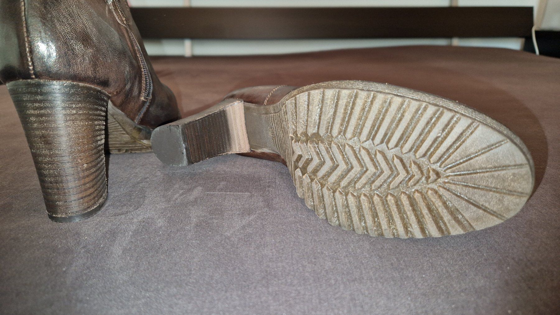 Scarpe da donna: Stiefeletten, Gr. 40, braun – Nuovo (secondo la descrizione) da Laax GR venduto da Schoelli2 4