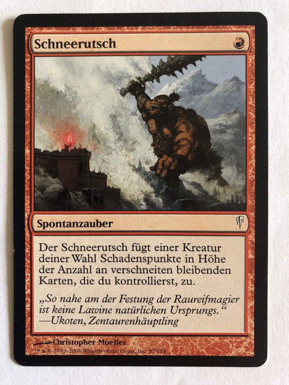 Magic The Gathering Sammelbilder & Trading cards: MTG - Schneerutsch - #direktkauf – Gebraucht aus Basel von Melchior5