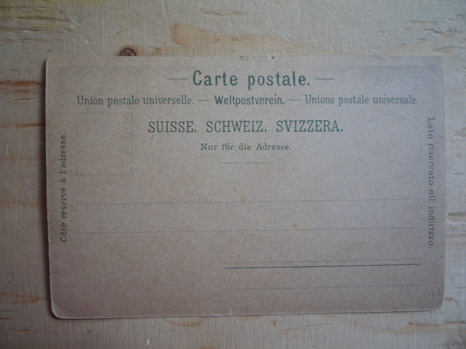 Cartoline postali: Gruss vom Rheinfall, Litho 4938 – Usato da Rieden SG venduto da Brockehuesli 2