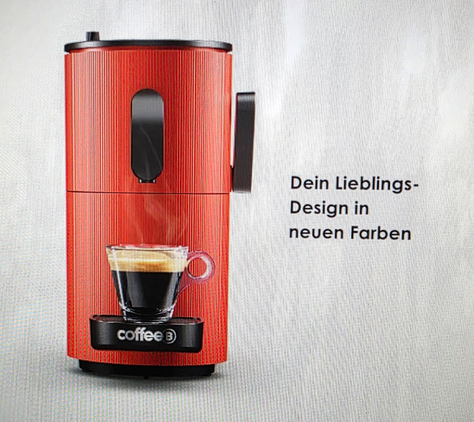 Coffee B Kaffeemaschinen & Espressomaschinen: KAFFEEMASCHINE "CoffeeB" ROT, MIT SORTIMENT KAFFEEBALLS – Neu und originalverpackt aus Rafz von Erzurum1 1