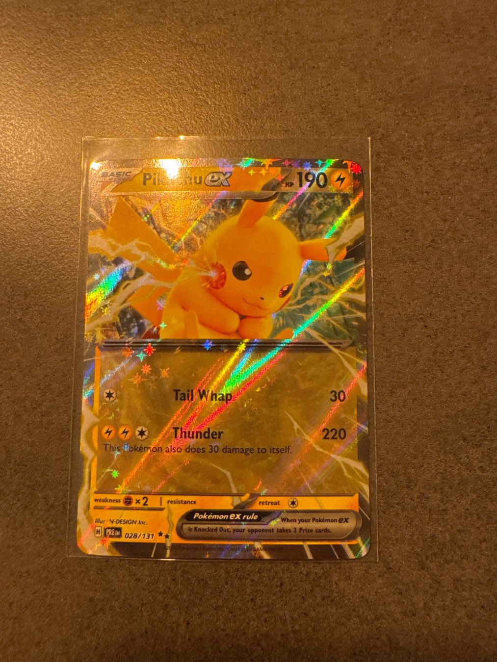 Pokémon Cartes à collectionner: Pikachu ex 028/131 Prismatic Evolutions – Neuf (Voir description) à Winterthur par Fischinho