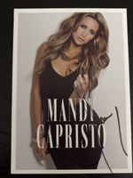 Mandy Capristo signierte Fotokarte "Grace" 15x10cm guter Zus