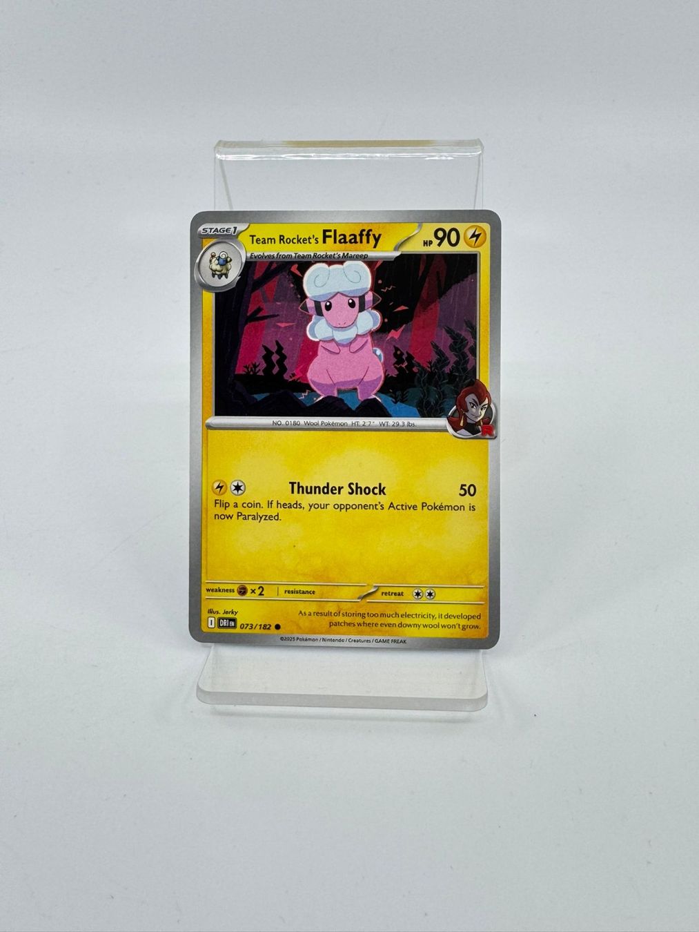 Pokémon Carte collezionabili: Pokemon Team Rocket's Flaaffy 073/182 – Usato da Herisau venduto da Pokemon2026