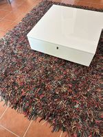 Exklusiver Echtleder-Teppich 170 × 230 cm  handgearbeitet